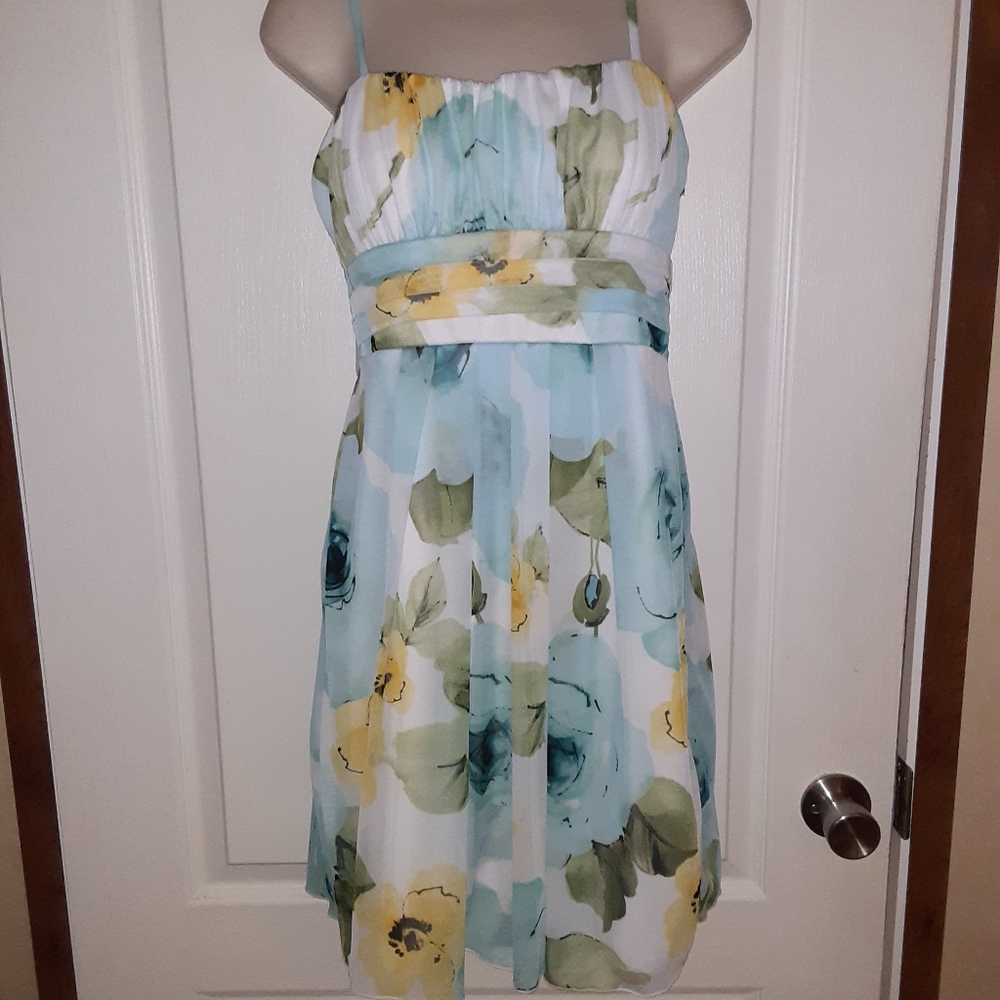 Iz Byer Floral Mini Dress